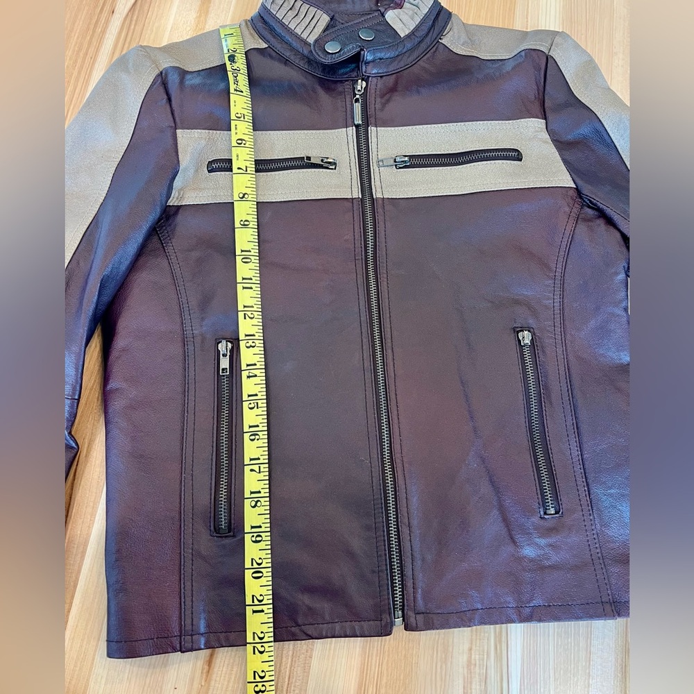 Joe’s Jeans / Vintage Leather Moto Jkt / Medium - Picture 8 of 11